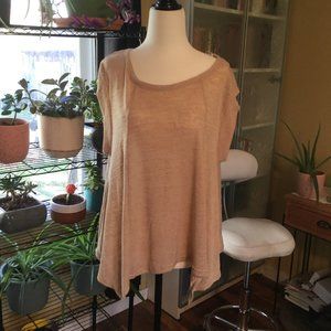 Forever 21 plus size crochet detail top